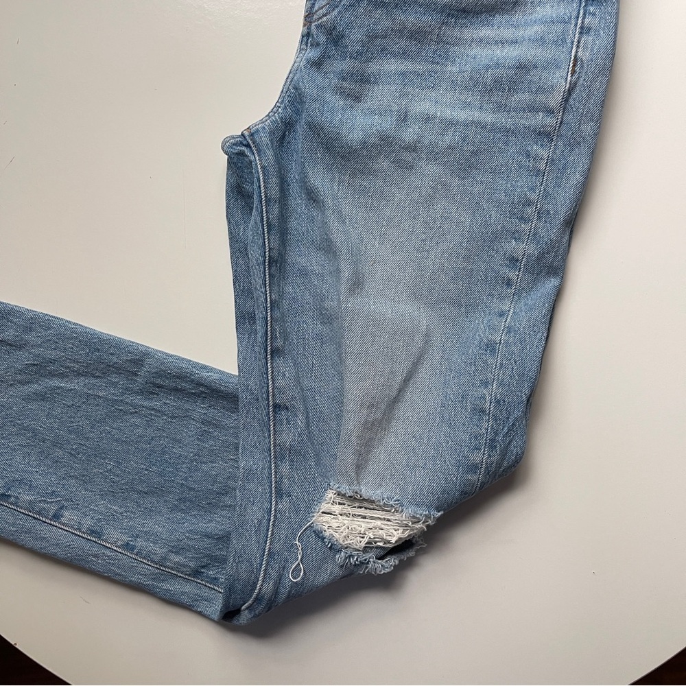 Madewell distressed light blue jeans 25p - Picture 5 of 7